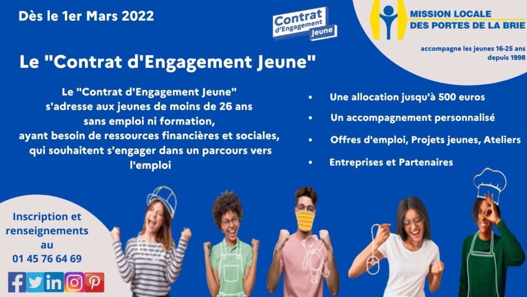 Le Contrat Dengagement Jeune Mission Locale Portes De La Brie Hot Sex Picture